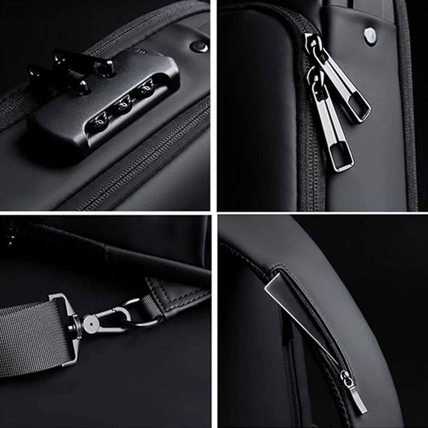 Anti-Theft Sling Bag with USB Charging Port - Stylish and Secure