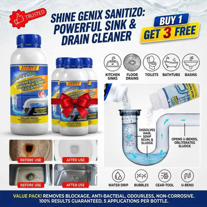 Powerful Sink & Drain Cleaner - Buy 1 Get 3 Free