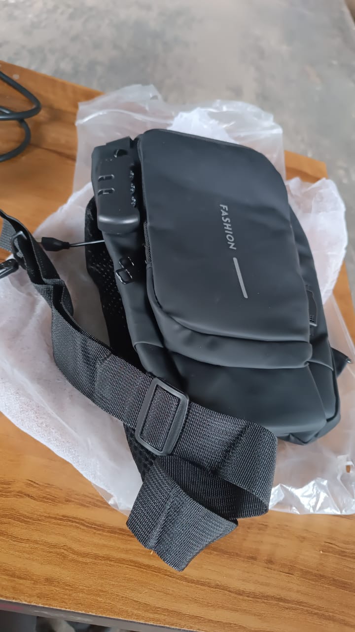 Anti-Theft Sling Bag with USB Charging Port - Stylish and Secure