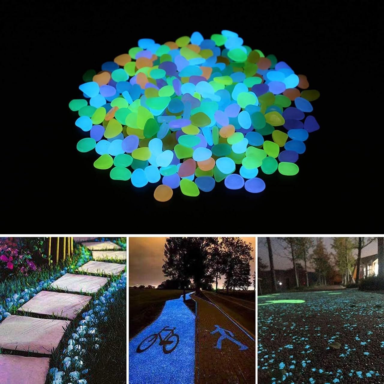 NightSpark Decorative Stones (Buy 1 Get 1 Free) 150+150 PCS