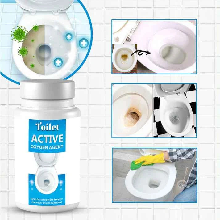 Powerful Toilet Cleaner Active Oxygen Agent